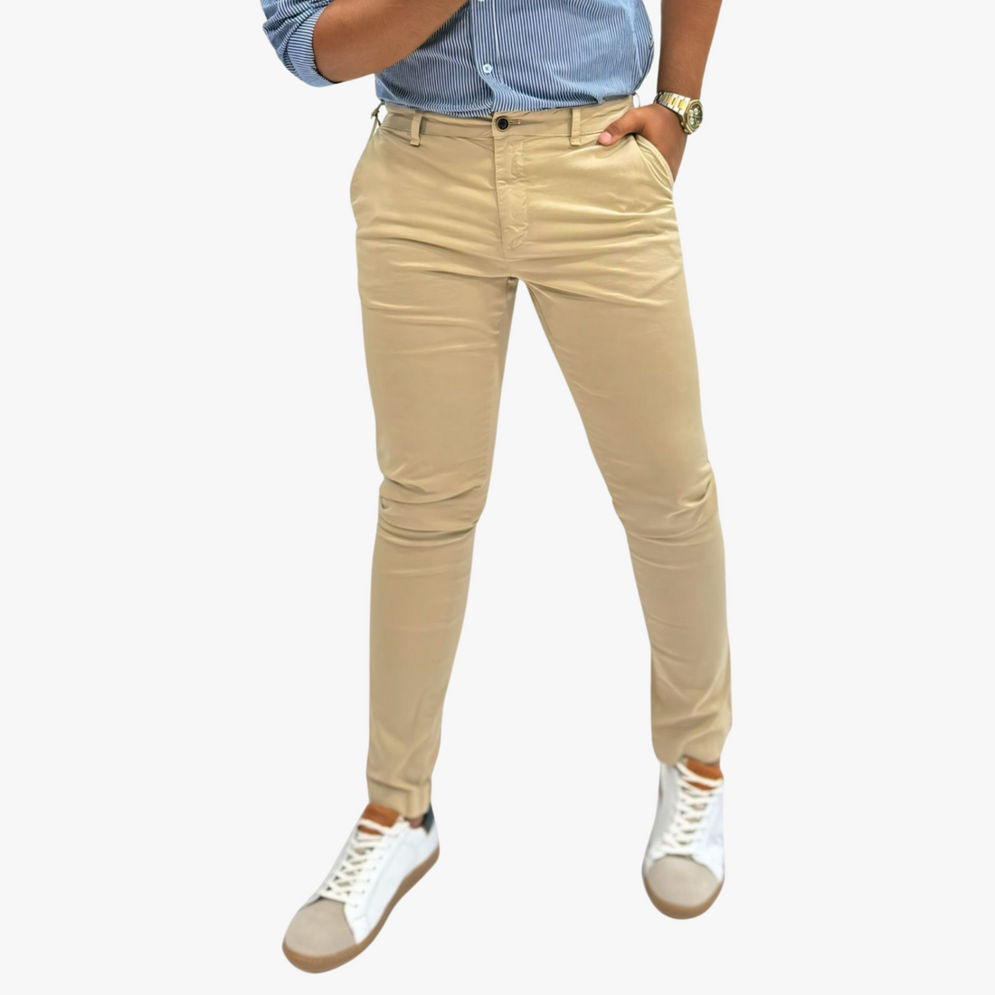 Classic Beige Chinos