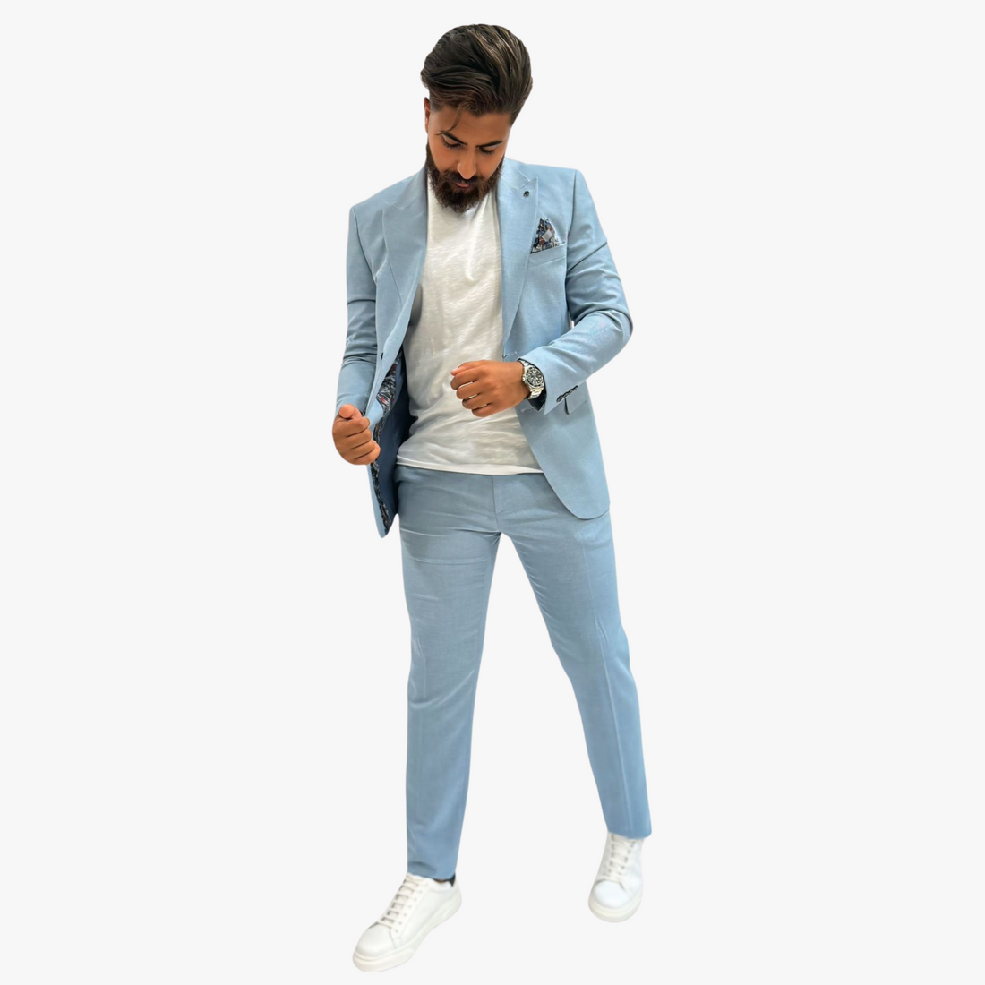 Sky Blue Suit